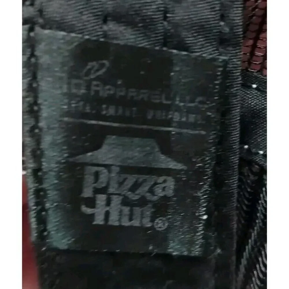 Pizza Hut‎ Hat Cap Unisex Black Strapback Mesh Back Employee Uniform Adjustable